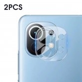 Bakeey 2Pcs for Xiaomi Mi 11 Camera Film HD Clear Ultra-Thin Anti-Scratch Soft Tempered Glass Phone Lens Protector Non-Original COD