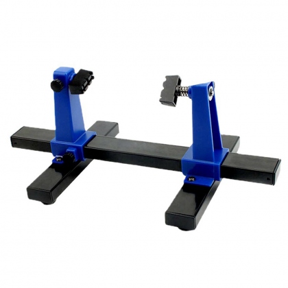 Adjustable PCB Holder with 360 Degree Rotation Durable Fireproof Ceramic and Metal Construction Max Width 20cm Ideal for Circuit Board Soldering COD