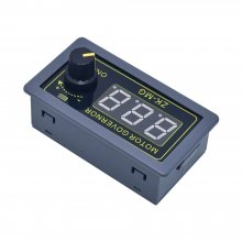 ZK-MG DC 5-30V 12V 24V 5A DC Motor Controller PWM Adjustable Speed Digital Display Encoder Duty Ratio Frequency MAX 15A COD