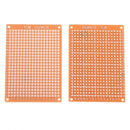 10pcs Universal PCB Board 5x7cm 2.54mm Hole Pitch DIY Prototype Paper Printed Circuit Board Panel Single Sided Board COD