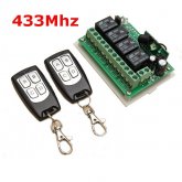 5Pcs Geekcreit® 12V 4CH Channel 433Mhz Wireless Remote Control Switch With 2 Transimitter COD