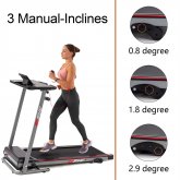 [USA Direct] FYC JK-1608-2 Folding Treadmill 2.5HP Motor 12km/h Max Speed 120kg Weight Capacity Remote Control LED Display Installation-free Running Fitness for Home Gym Workouts