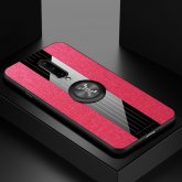 Bakeey for OnePlus 8 Pro Case with Magnetic Ring Bracket Stand Shockproof Non-slip Cloth Fabric Protective Case COD