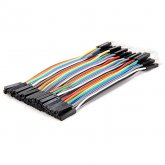 40pcs 10cm Male To Female Jumper Cable Dupont Wire COD