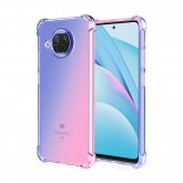 Bakeey for Xiaomi Mi 10T Lite 5G / Redmi Note 9 Pro 5G Case Gradient Color with Four-Corner Airbag Shockproof Translucent Soft TPU Protective Case Non-Original