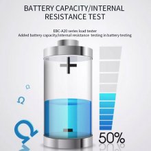 Electronic Battery Capacity Tester Digital LCD Display High Power Battery Internal Resistance Test Meter Supporting Multiple Battery Measurements COD