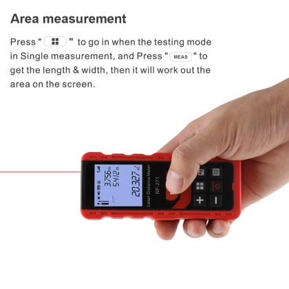 NOYAFA NF-271 laser distance meter 40M 80M electronic roulette laser digital tape rangefinder profesional Ruler Test Tool COD