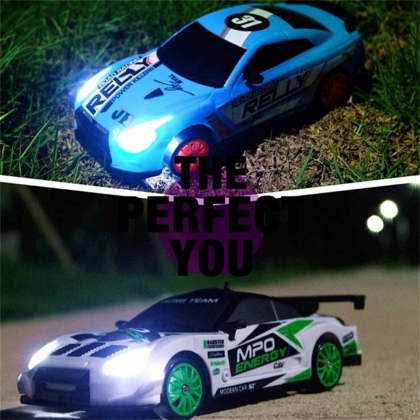 HB Toys SC24A RTR 1/24 2.4G 4WD Drift RC Car LED Light On-Road Vehicles RTR Models Kids Children Gift Toys COD