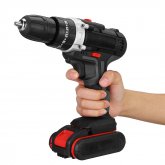 BLMIATKO 48VF Cordless Electric Drill 25 Speeds Torque Power Impact Drill W/ 1/2pcs Battery COD