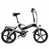 [USA DIRECT] ZHENGBU K6 Electric Bike 400W Motor 48V 12.8Ah LG Battery 16inch Tires 50-80KM Mileage Range 150KG Max Load Electric Bicycle COD