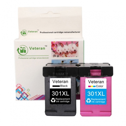 Veteran 301XL Cartridge Compatible for hp 301 xl hp301 Ink Cartridge for hp Envy 5530 Deskjet 2050 2540 2510 1000 1050 printer COD