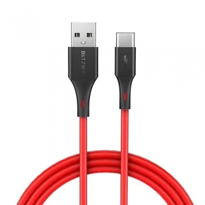 [8 Pack] BlitzWolf® BW-TC15 3A QC3.0 Quick Charge USB Type-C Cable Fast Charging Data Sync Transfer Cord Line 6ft/1.8m For Samsung Galaxy Note 20 Huawei P40 Mi10 OnePlus 8