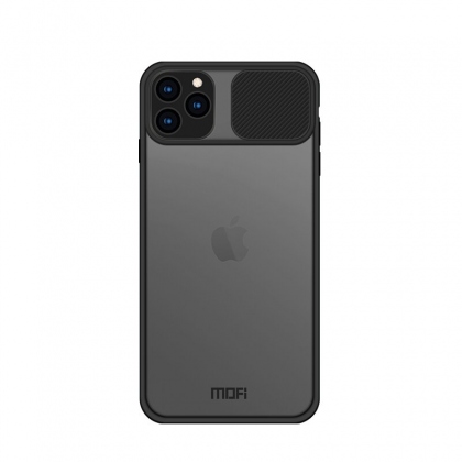 MOFI Anti-Hacker Peeping Slide Lens Cover Shockproof Anti-scratch Translucent Matte Silicone Protective Case for iPhone 11 Pro Max 6.5 inch COD