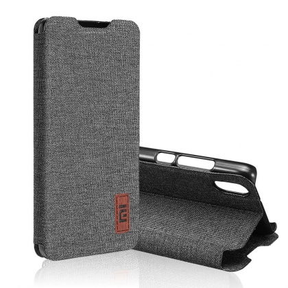 Bakeey Flip Shockproof Fabric Soft Silicone Edge Full Body Protective Case For Xiaomi Redmi 7A COD