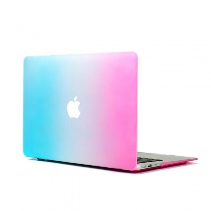 Fashion Rainbow Colorful Protective Shell Laptop Case Cover For Apple MacBook Retina 15.4 Inch COD