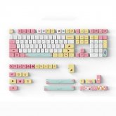 DAGK 132/133 Keys Macaron Keycap Set Cherry/XDA Profile PBT Sublimation Keycaps for Mechanical Keyboards COD