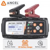 ANCEL BT521 12V Car Battery Tester and Charger Advanced Conductance Technology for Accurate Testing CCA Value Check IP65 Waterproo Safety Protection Auto Unattended Mode for Efficient Vehicle Battery