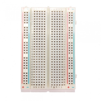 5pcs 8.5 x 5.5cm White 400 Holes Solderless Breadboard For COD