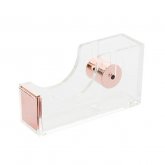 Miwoo M029 Transparent Acrylic Tape Cutter Classic Design Tape Dispenser Stationery for School Office Desktop COD