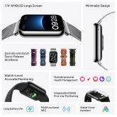 Xiaomi Mi Band 8 Pro 1.74inch AMOLED Display GPS Heart Rate Blood Oxygen Monitor Sleep Monitoring NFC 150+ Sports Mode 5ATM Waterproof Smart Watch Chinese Version