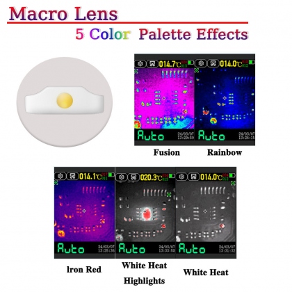 Mustool Macro Lens For MUSTOOL MT13S 2-in-1 Thermal Imager Multimeter 10000 Counts Only Macro Lens COD