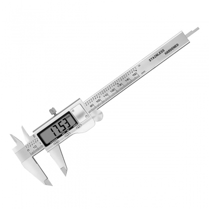 DANIU 150mm 6 inch LCD Digital Stainless Caliper Guage Metric Conversion & Zero Buttons COD