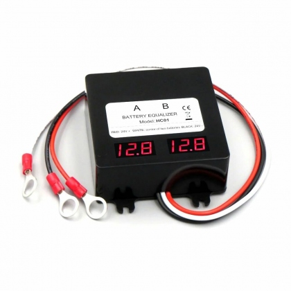 HC01 HC02 Battery Balancer Lead Acid Battery Equalizer Charger Regulators Controller with LED Digital Dispaly 24V 48V COD