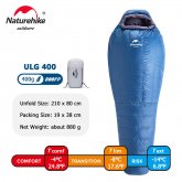 Naturehike Sleeping Bag ULG400 Goose Down Winter Sleeping Bag Tourist Mummy Sleeping Bag Ultralight Waterproof Warm Sleeping Bag COD