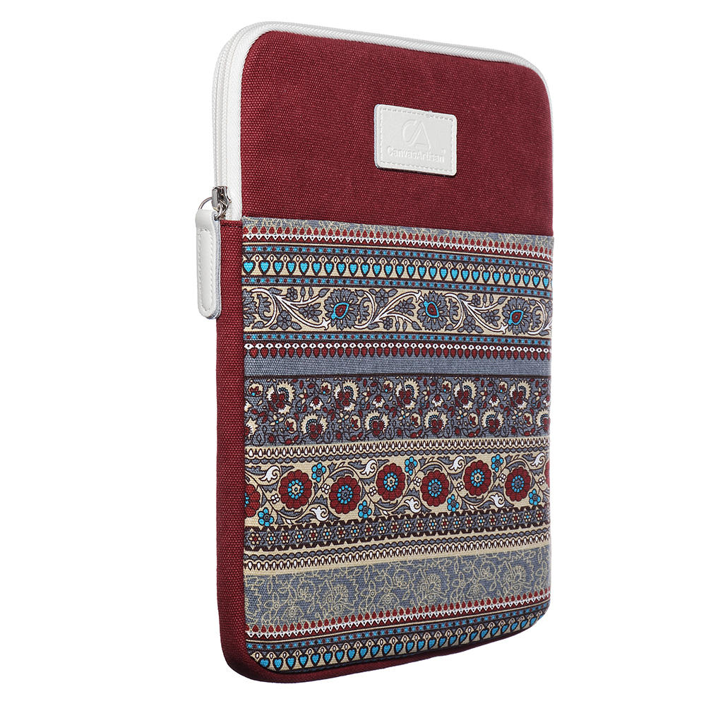 Vertical Tablet Case with Texture Design for 13.3 inch Tablet - Red COD