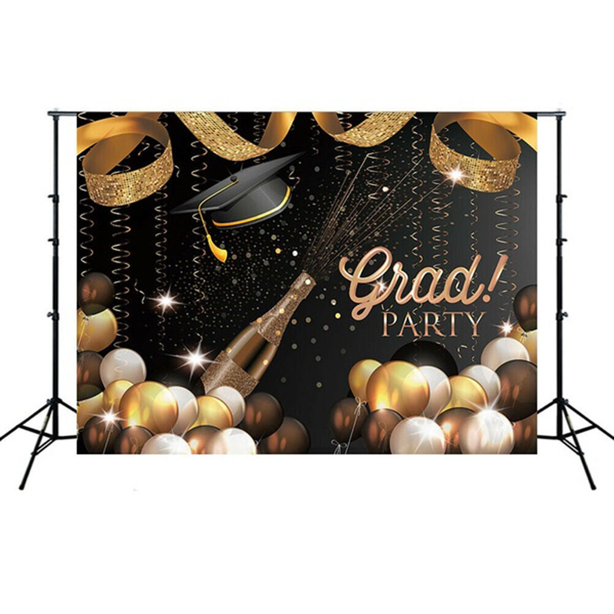 1.5x1m 2.2x1.5m Academic Cap Graduation Ceremony Theme Party Decor Backdrop Photography Background Props COD