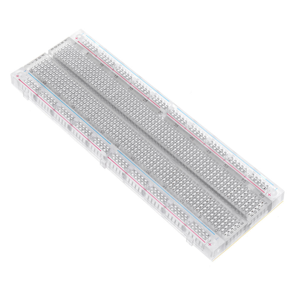 3pcs MB-102 MB102 Transparent Breadboard 830 Point Solderless PCB Bread Board Test Develop DIY COD