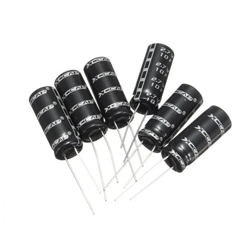 30PCS 2.7V 10F Cylindrical Ultra Super Farad Capacitor High Power Capacitance Supercap 10 x 26mm COD