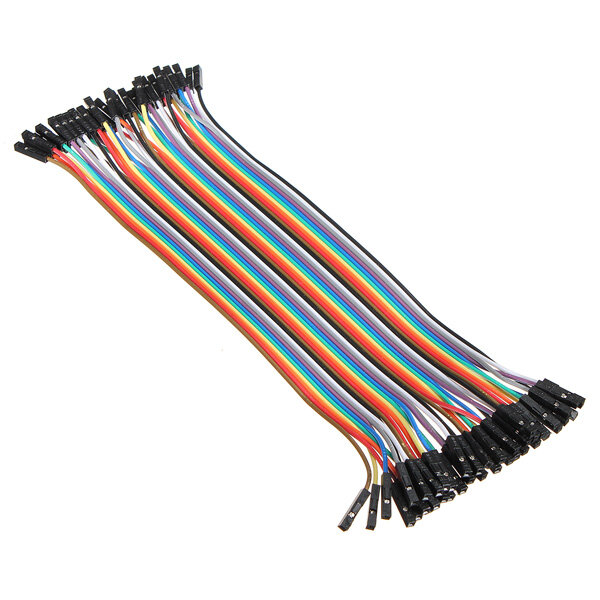 40pcs 20cm Female to Female Jumper Cable Dupont Wire COD