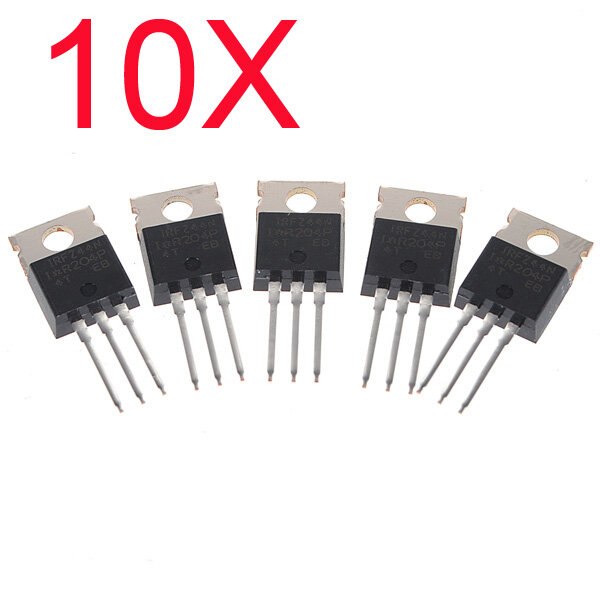 10Pcs IRFZ44N Transistor N-Channel International Rectifier Power Mosfet COD