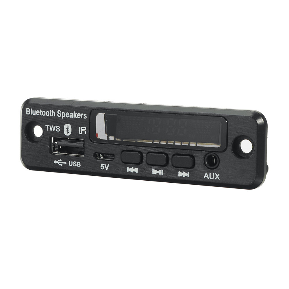 5V Bluetooth 5.0 MP3 Decoder LED Spectrum Display APE Lossless Decoding TWS Support FM USB AUX EQ Car Accessories COD