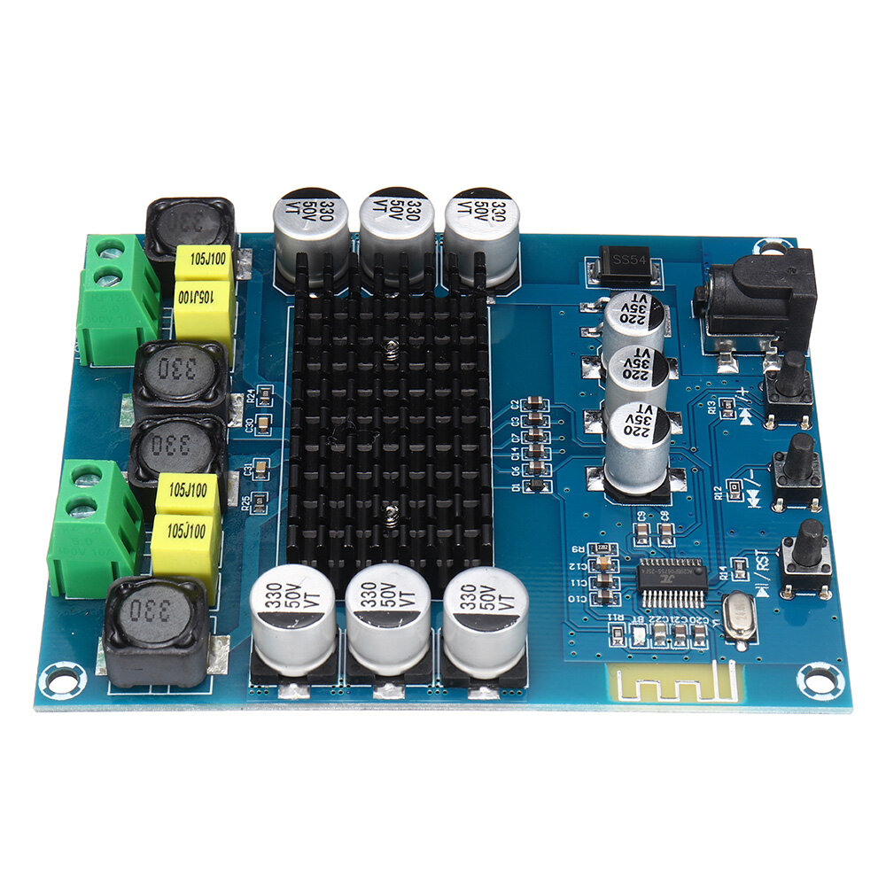 XH-M548 TPA3116D2 bluetooth 5.0 Dual Channel 2x120W High Power Digital Audio Power Amplifier Board COD