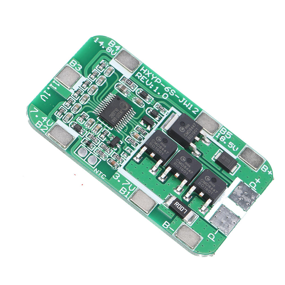 5pcs 6S 14A 22.2V 18650 Battery Protection Board for 18650 Li-ion Lithium Battery Cell Charger Protect Module PCB BMS COD