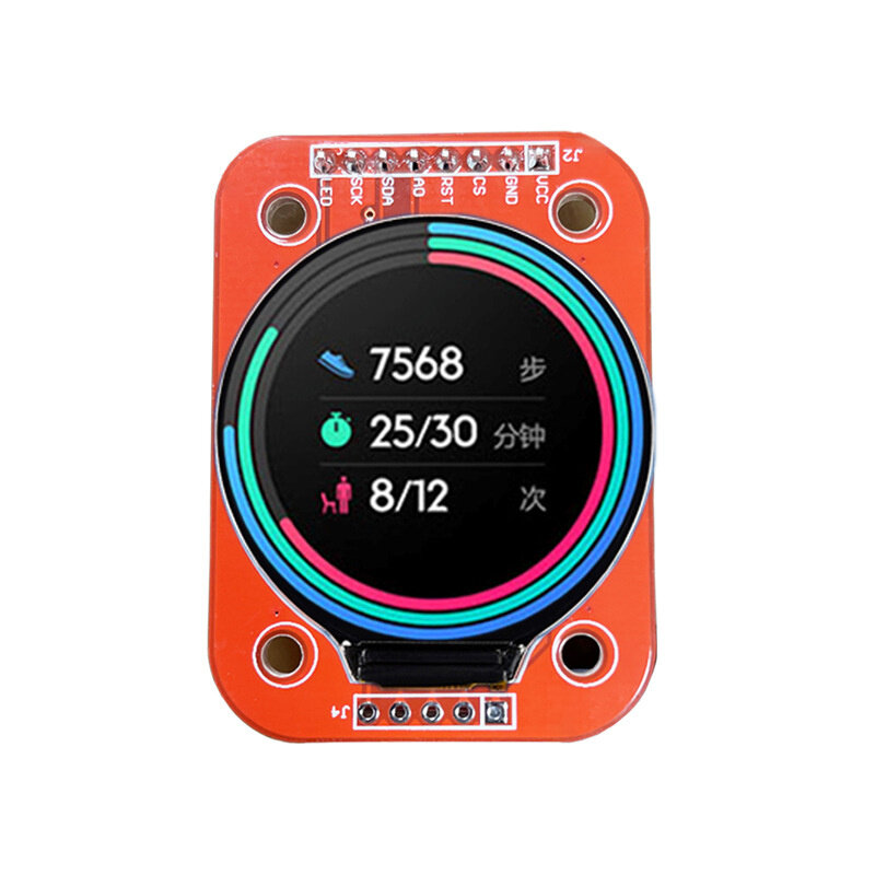 1.28 inch TFT LCD Display Module Round RGB 240x240 GC9A01 Driver 4 Wire SPI Interface IPS Screen COD