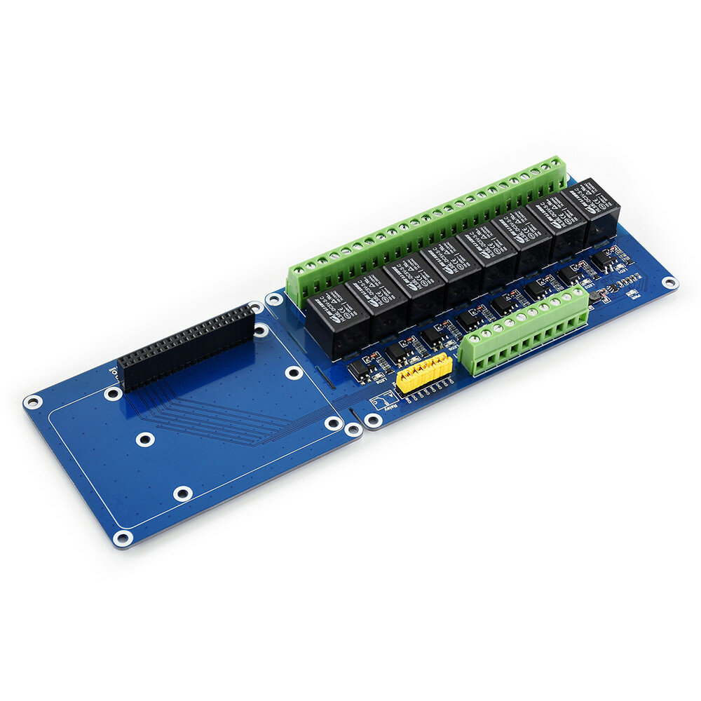 Waveshare® 8-channel 5V Relay Module Expansion Board with Optocoupler Isolation Support for Jetson Nano PLC COD