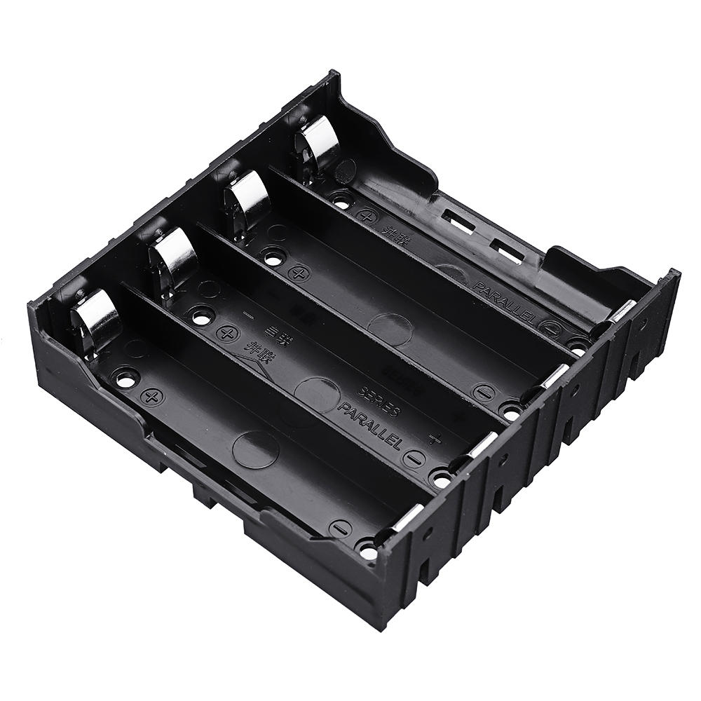 5pcs 4 Slots 18650 Battery Holder Plastic Case Storage Box for 4*3.7V 18650 Lithium Battery with 8Pin COD