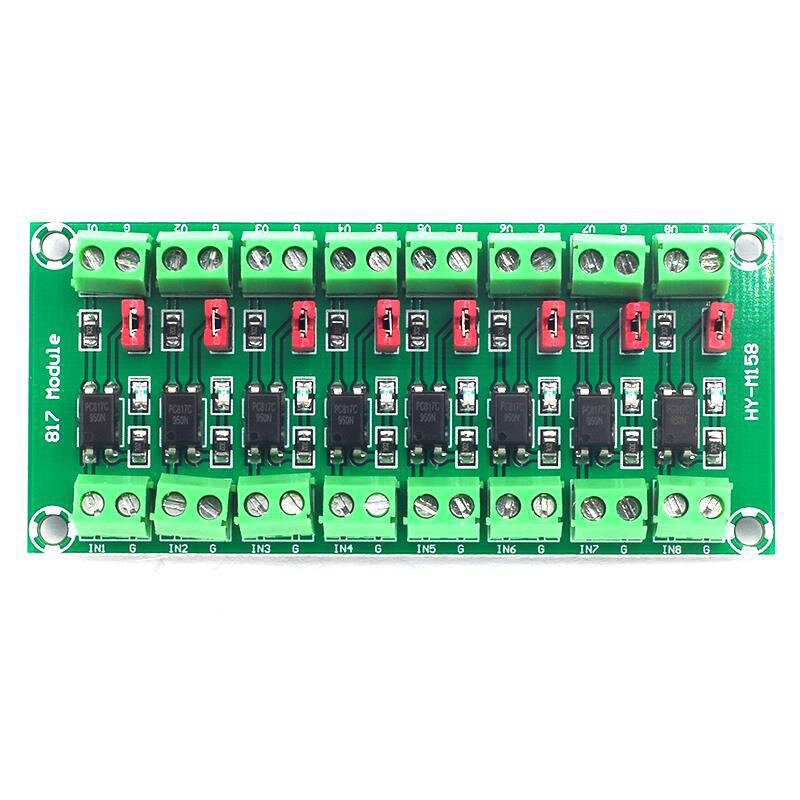 8-way Photoelectric Isolation Module Voltage Isolation Board Control Transfer Drive Board 817 Optocoupler Module COD