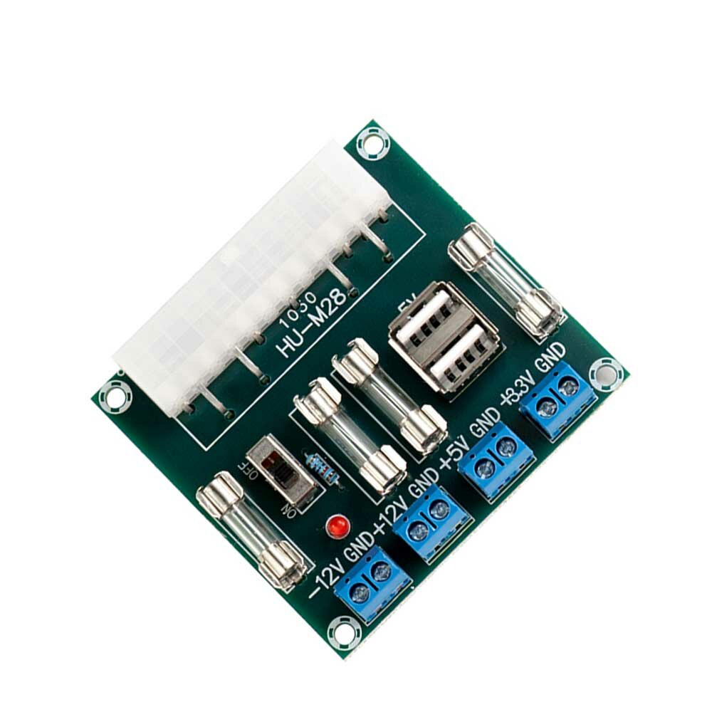 ATX Power Computer Supply Adapter Board Module 24 Pin 5A USB Interface for Computer Desktop Electrical Accesories COD