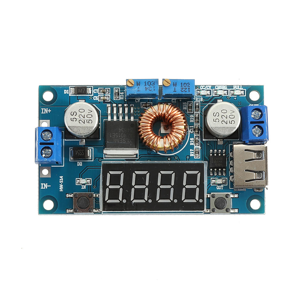 5A Constant Voltage Current Step Down Power Supply Module With USB Charging Power Bank Conversion Board COD