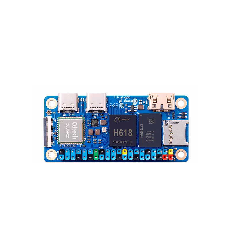 Orange Pi Zero 2W 1/1.5/2/4GB RAM + Expansion Board Development Board Allwinner H618 Support WiFi5.0+BT5.0 Orange Pi Zero 2W Single Board Computer COD