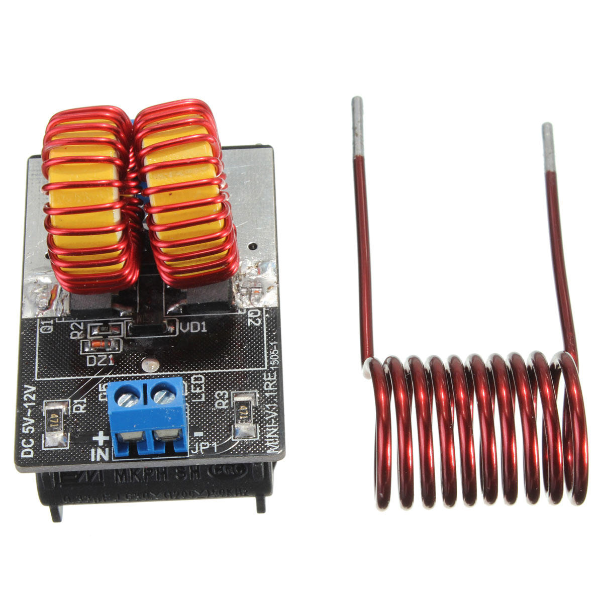 3Pcs Geekcreit® 5V -12V ZVS Induction Heating Power Supply Module With Coil COD