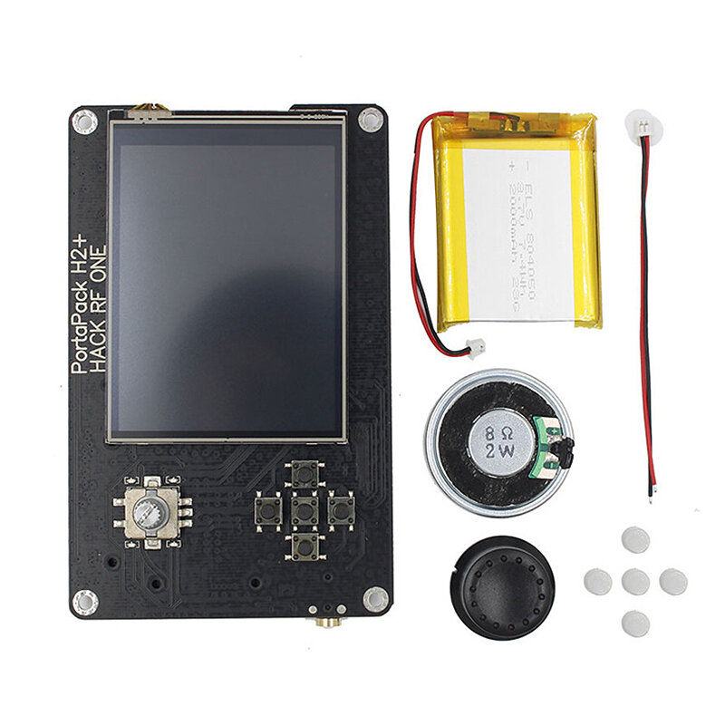 3.2 inch Screen Portapack H2 Hackrf One SDR Software Defined Radio 1MHz-6GHz Aluminum Alloy Protective Shell Optional COD