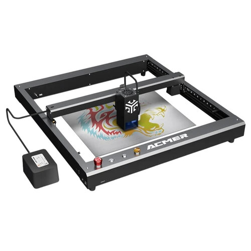 ACMER P2 33W Laser Engraver Cutter Engraving at 24000mm/min Cut 25mm Acrylic iOS Android App Control No DIY No Installation COD