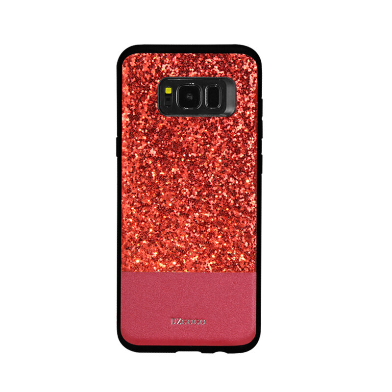 DZGOGO Diamond Bling PU Leather Protective Case for Samsung Galaxy S8 COD