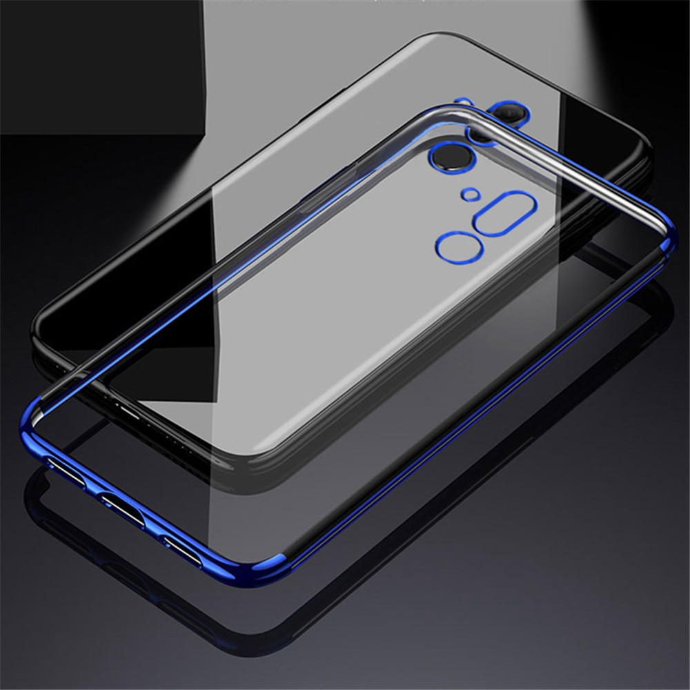 Bakeey™ Transparent Plating Shockproof Back Cover Protective Case for Huawei Mate 20 Lite COD