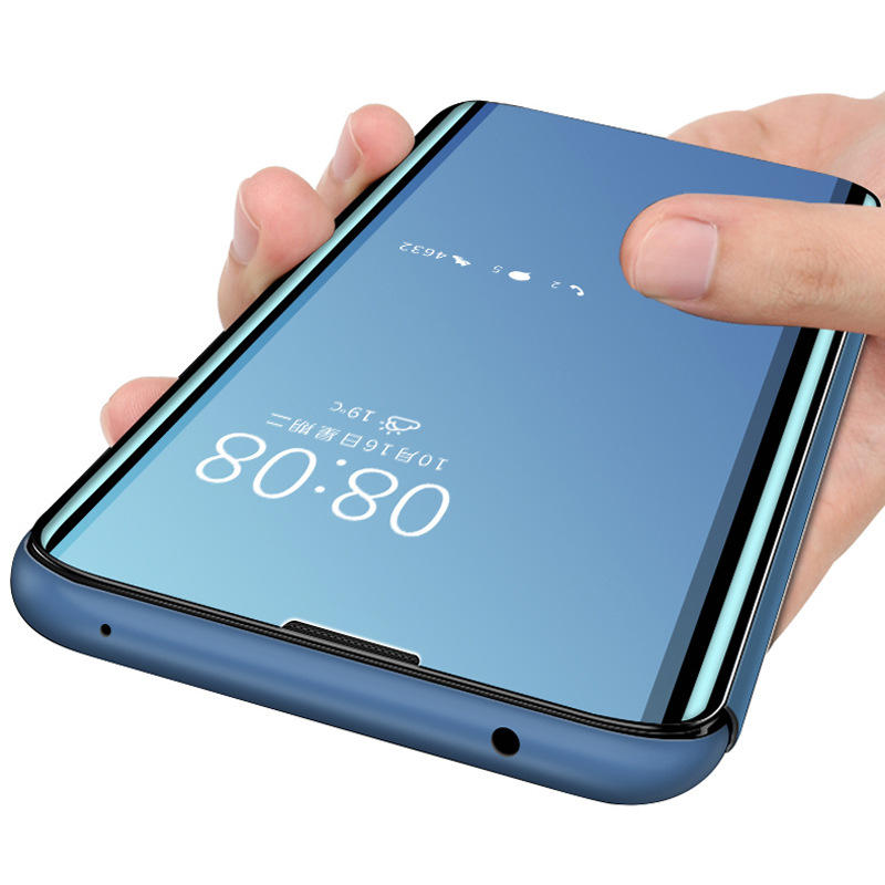 Bakeey Smart Sleep Mirror Window View Bracket Magnetic Flip Protective Case For Samsung Galaxy S10 COD